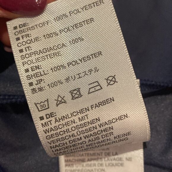 KJUS Dorian Half Zip Golf Pullover Windbreaker Navy Mock Neck Men’s M - Picture 6 of 7